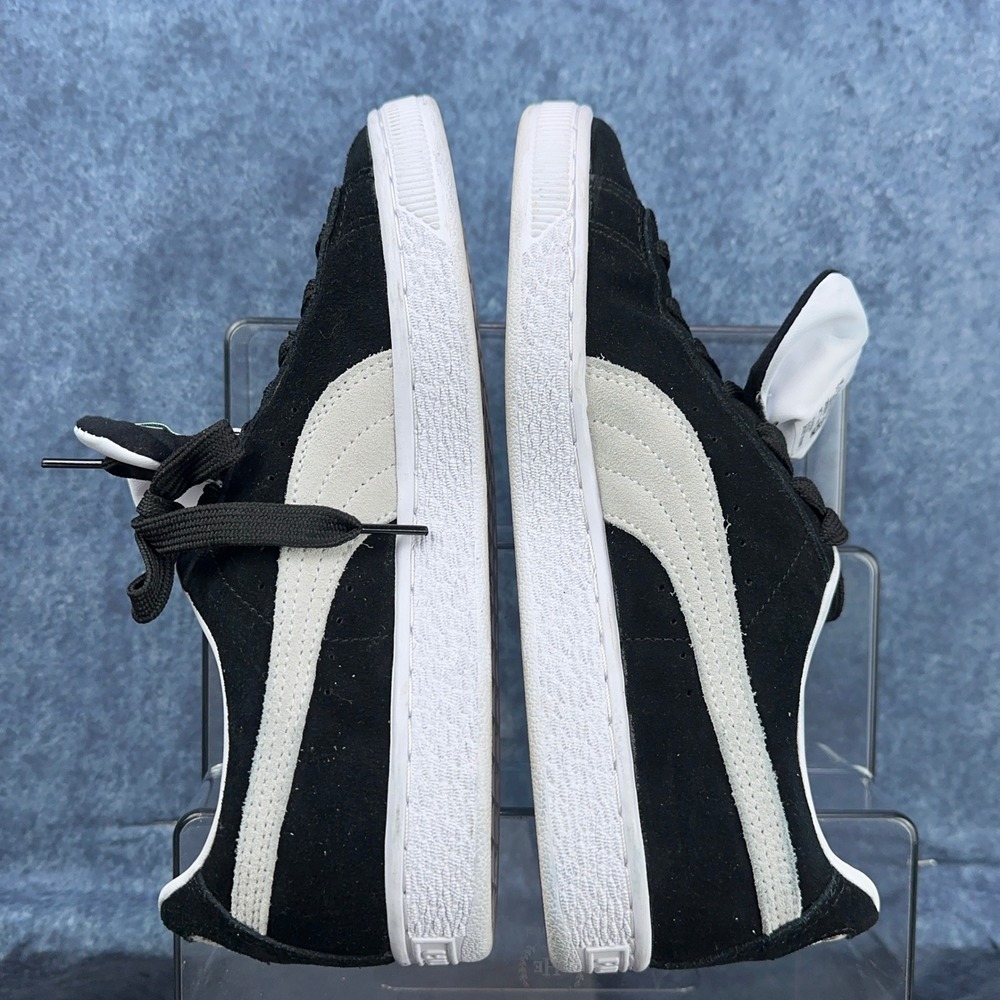 Puma Suede Classic‎ Black White Low Top Sneakers 380560-01 Womens 6.5C